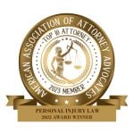 American Association of Attorney advocates Top 10 Award